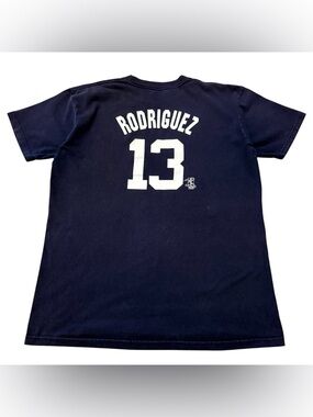 Majestic Athletic MLB New York Yankees Alex Rodriguez No. 13 YOUTH Jersey Tee